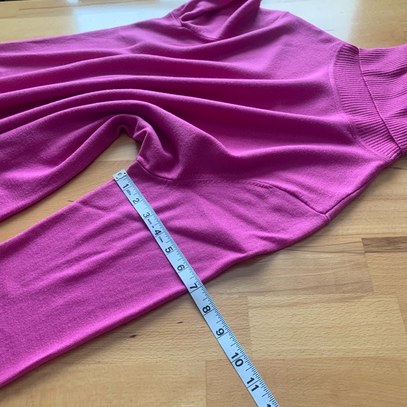 Pendleton pink turtleneck pink sweater 100% merino wool size XL - Picture 14 of 15